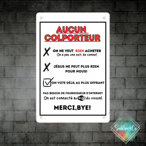 plaque-aluminium-aucun-colporteur