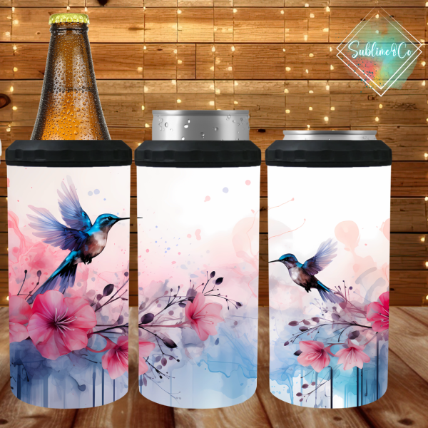 Porte-cannette 4 en 1 - Colibris