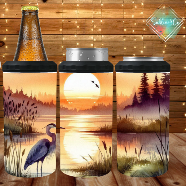 Porte-cannette 4 en 1-Héron