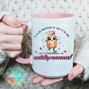 Tasse 15 oz - Antidépresseurs de Bonheur !