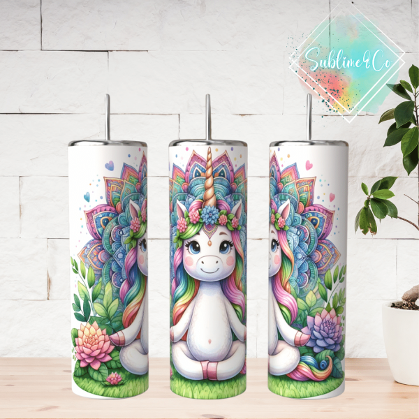 Verre-20oz-licorne-mandala