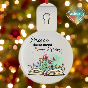 Ornement LED - Marqué mon histoire